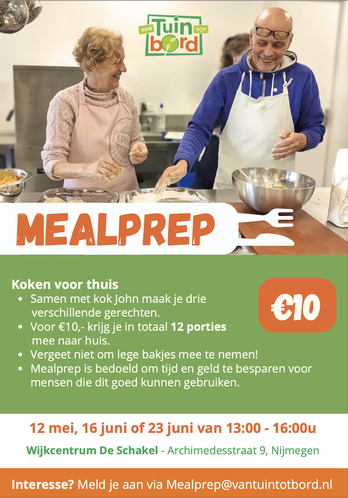 Mealprep workshop